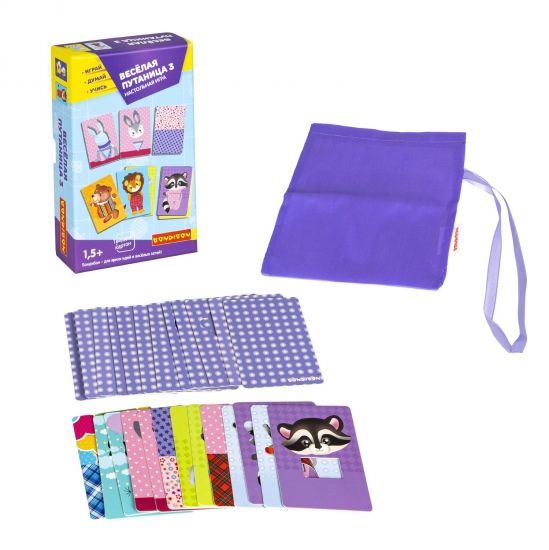 Настольная игра "ВЕСЁЛАЯ ПУТАНИЦА 3" Играй Думай Учись Bondibon - BONDIBON