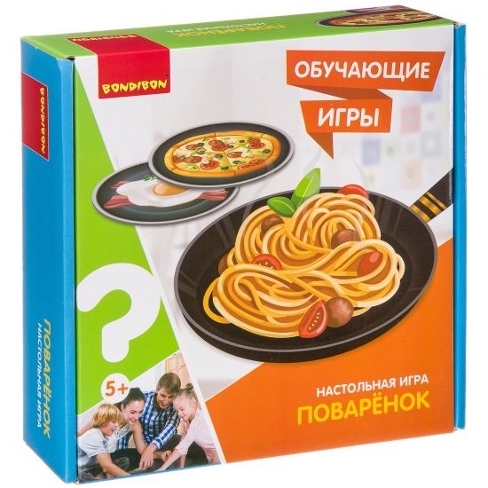 Обучающая настольная игра "ПОВАРЕНОК" Bondibon - BONDIBON
