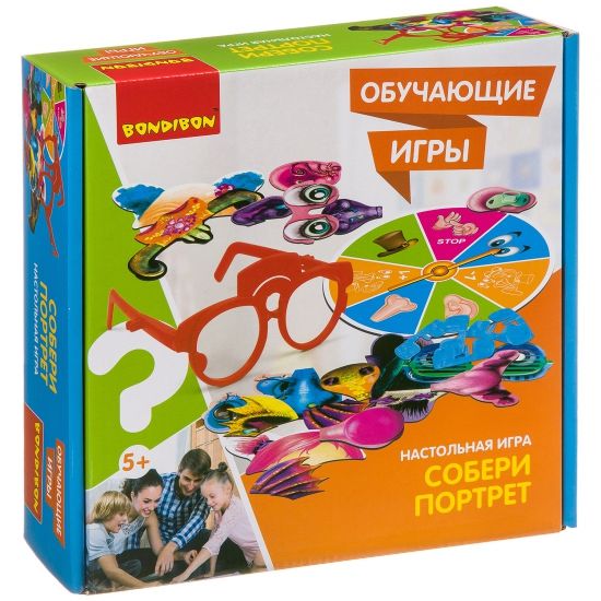 Обучающая настольная игра "СОБЕРИ ПОРТРЕТ" Bondibon - BONDIBON