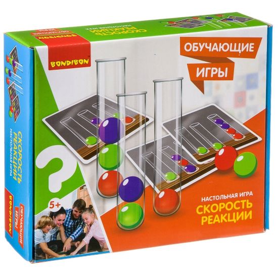 Обучающая настольная игра "СКОРОСТЬ РЕАКЦИИ" Bondibon - BONDIBON