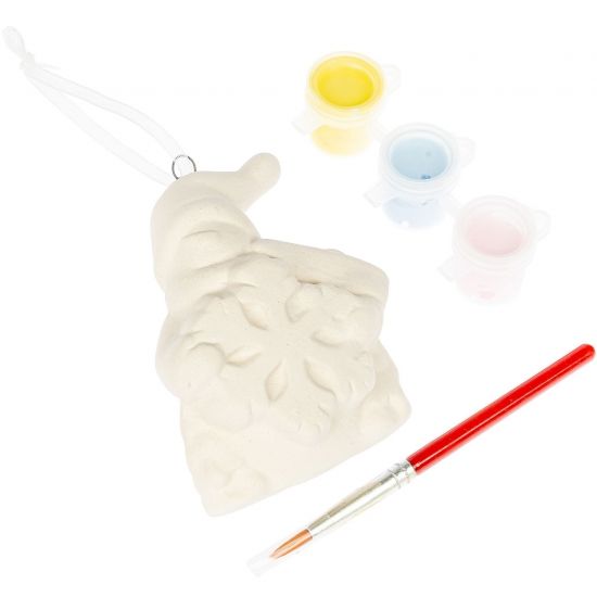 Набор для творчества Bondibon"Ёлочные украшения" Снеговичок в упаковке Сумочка - BONDIBON