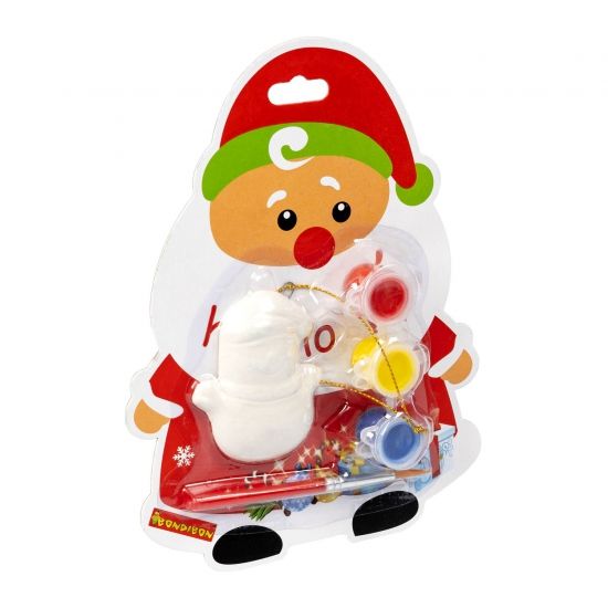 Набор для творчества Bondibon"Ёлочные украшения" на карте Д.Мороз - BONDIBON