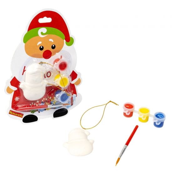 Набор для творчества Bondibon"Ёлочные украшения" на карте Д.Мороз - BONDIBON