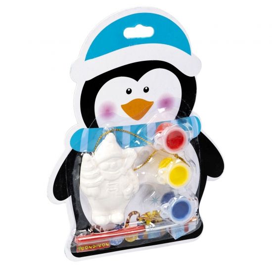 Набор для творчества Bondibon"Ёлочные украшения" на карте Пингвин - BONDIBON