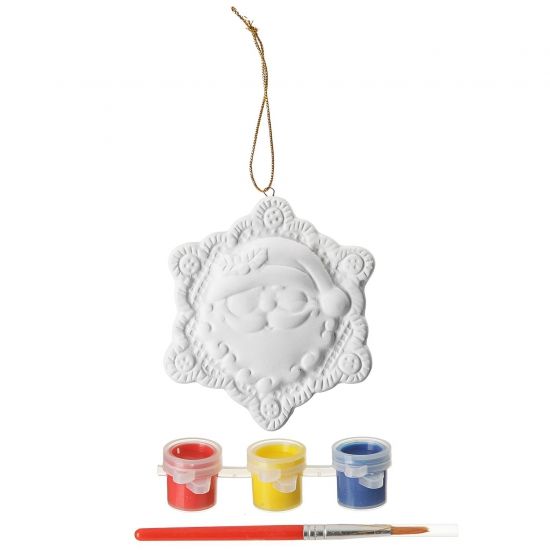 Набор для творчества "Ёлочные украшения" Снежинка 7.5*1.6*8.6cm на карте Ёлочка - BONDIBON