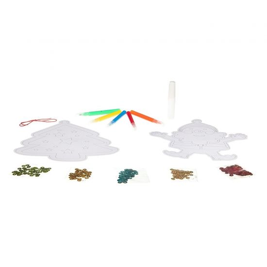 Набор для творчества Bondibon "Ёлочные украшения из бумаги" - BONDIBON