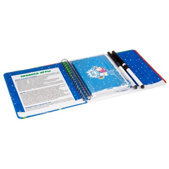 Развивающие игры под ёлку "МОРСКОЙ БОЙ" многоразовые Bondibon - BONDIBON