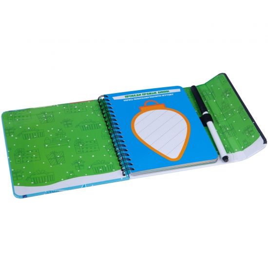 Компактная развивающая игра под ёлку малышам "Мы рисуем" Новогодняя серия - BONDIBON