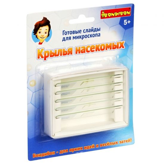 Слайды для микроскопа Bondibon "Насекомые" 5 шт. - BONDIBON