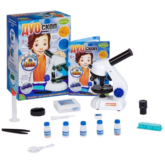 Набор для опытов Bondibon "ДУОскоп" Французские опыты Науки с Буки - BONDIBON