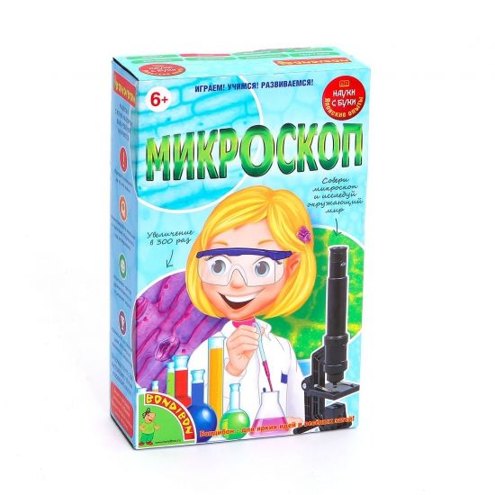 Набор для опытов Bondibon "Микроскоп" Японские опыты Науки с Буки - BONDIBON