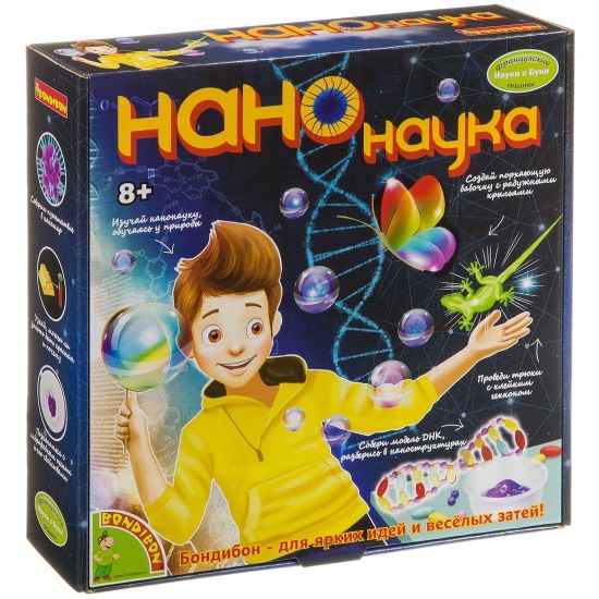 Набор для опытов BONDIBON "Нанонаука" Французские опыты Науки с Буки - BONDIBON