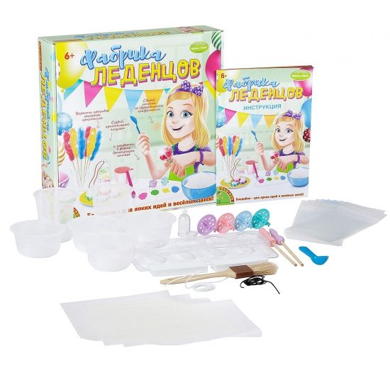 Набор для опытов Bondibon "Фабрика леденцов" Французские опыты Науки с Буки - BONDIBON