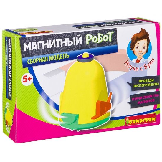 Набор для опытов Bondibon "Магнитный робот" Французские опыты Науки с Буки - BONDIBON