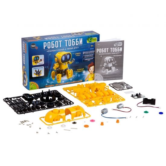 Набор для опытов Bondibon "Робот Тобби" Французские опыты Науки с Буки - BONDIBON