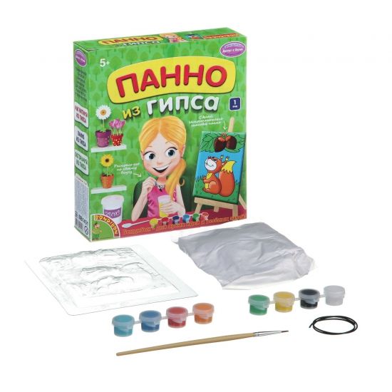 Набор для творчества Bondibon "Панно из гипса для девочек" - BONDIBON