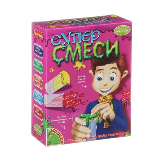 Набор опытов Bondibon "Суперсмеси" Французские опыты Науки с Буки - BONDIBON