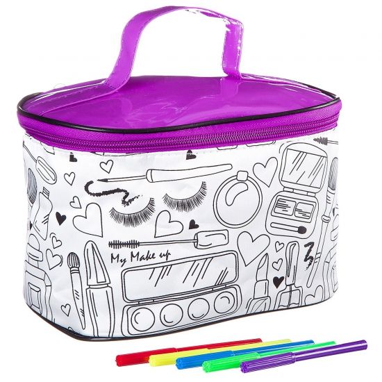 Набор для раскрашивания Bondibon Я Дизайнер "Косметичка Гламур" большая - BONDIBON