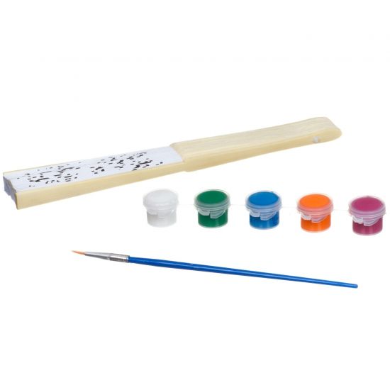 Набор для творчества Bondibon "Веер-раскраска. Сладости" - BONDIBON