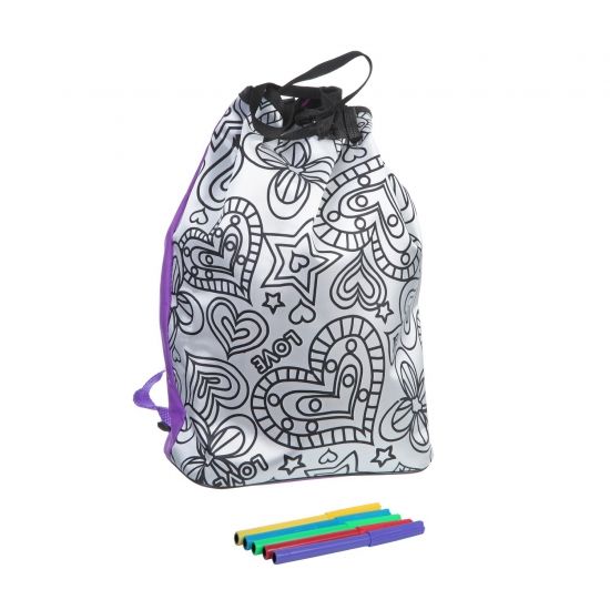 Набор для раскрашивания Bondibon Я Дизайнер "Мешочек-рюкзак" - BONDIBON