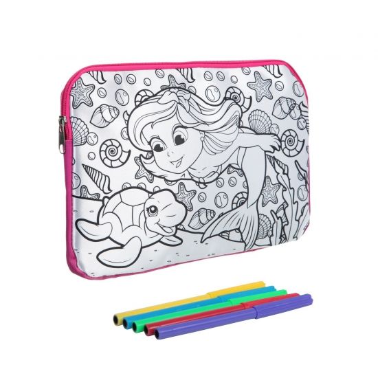 Набор для раскрашивания Bondibon Я Дизайнер "Сумочка-клатч с русалочкой" - BONDIBON