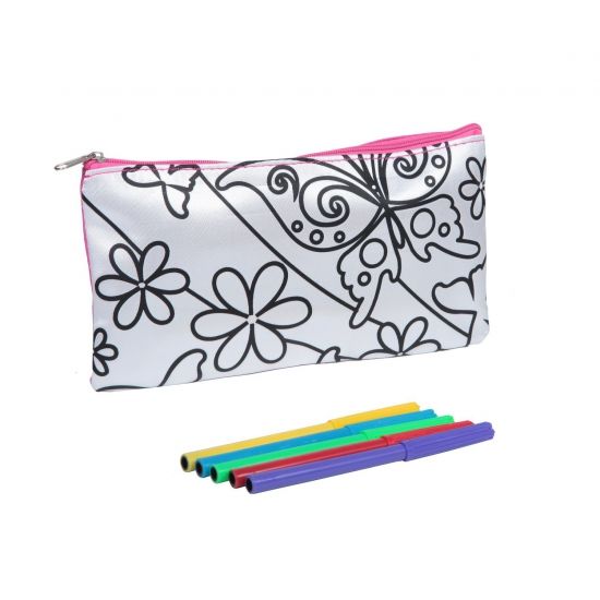 Набор для раскрашивания Bondibon Я Дизайнер "Сумочка-клатч с бабочкой" розовая - BONDIBON