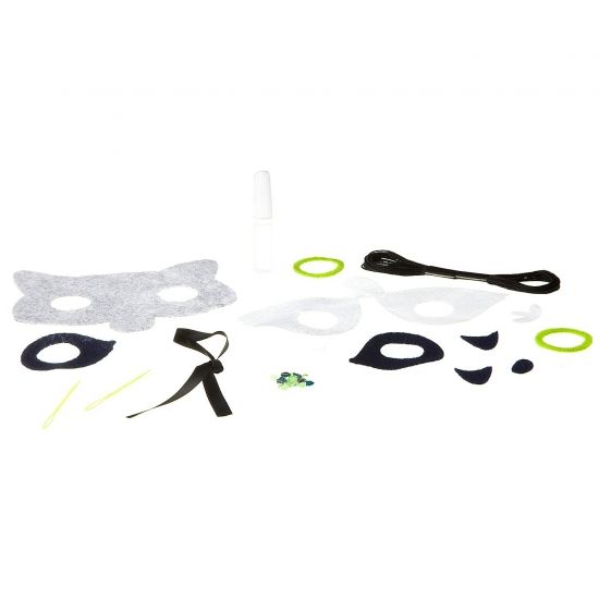 Набор для творчества Bondibon "Маска из фетра Енот" - BONDIBON