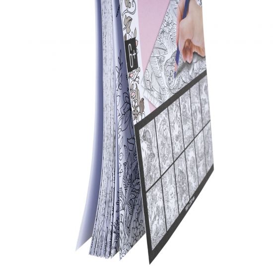 Раскраска-антистресс Bondibon "Лес" 24 листа 12 дизайнов - BONDIBON