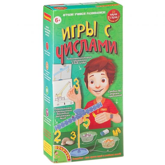Набор для опытов Bondibon "Игры числами" Японские опыты Науки с Буки - BONDIBON