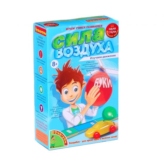 Набор для опытов Bondibon "Сила воздуха" Японские опыты Науки с Буки - BONDIBON