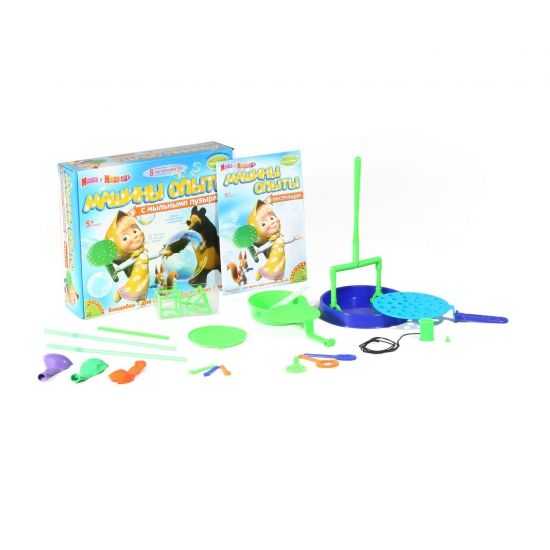 Набор для опытов "ОПЫТЫ С МЫЛЬНЫМИ ПУЗЫРЯМИ" 8 экспериментов, Науки с Буки Bondibon - BONDIBON