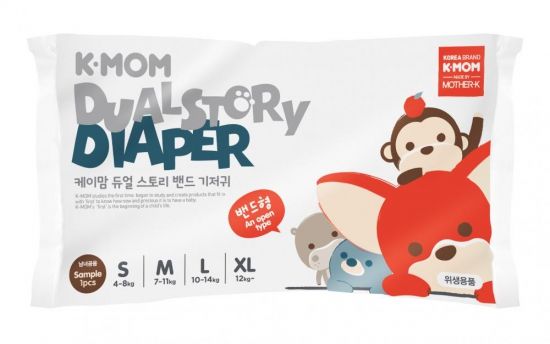 K-MOM подгузники DualStory 1 штука - K-MOM