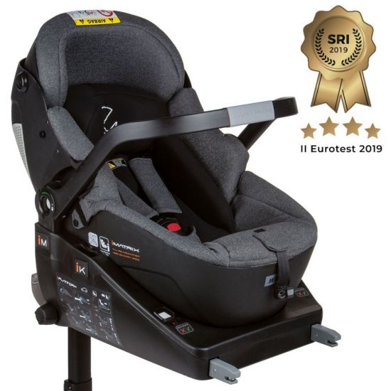 JANE Concord IMatrix ISize+База Isofix Comfy (40-83 см, 0-18 мес) Cold Black - JANE CONCORD