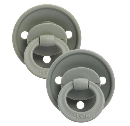Elodie пустышка от 3 месяцев Retro Binky Bundle силиконовая 2 шт.- Hazy Jade - ELODIE