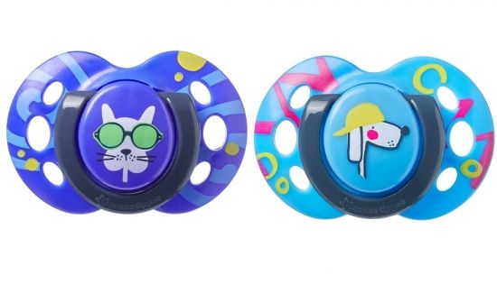 Tommee Tippee соска-пустышка силиконовая Fun Style, 6-18 мес., 2 шт. - TOMMEE TIPPEE