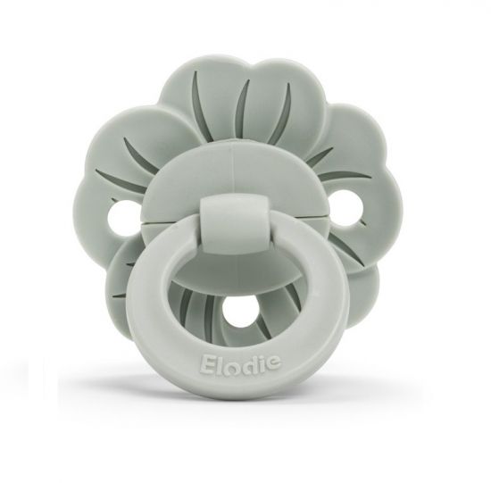 Elodie пустышка от 3 месяцев Binky Bloom силиконовая - Mineral Green - ELODIE