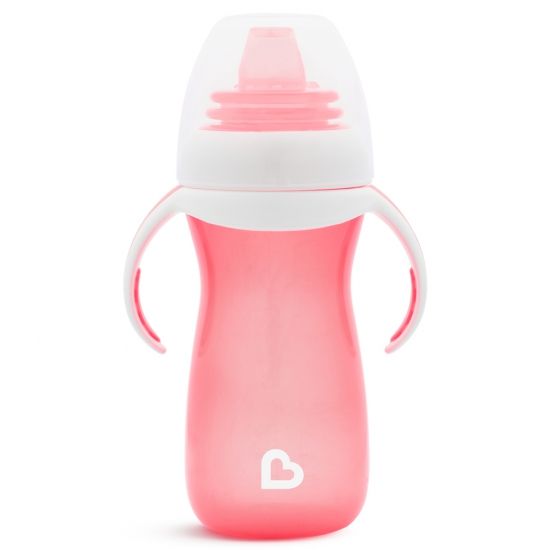 Munchkin обучающий поильник-чашка Gentle™ с ручками розовый 9+ 296 мл. NEW - MUNCHKIN