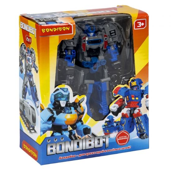 Трансформер "BONDIBOT 2в1" робот-поезд метро Bondibon - BONDIBON