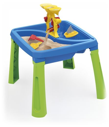 Песочница игровая DOLU 3в1 color, песок-вода-столик, с аксесс. - DOLU
