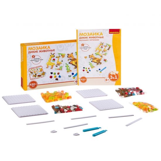 Мозаика-пазл Bondibon "Дикие животные" 420 дет. - BONDIBON