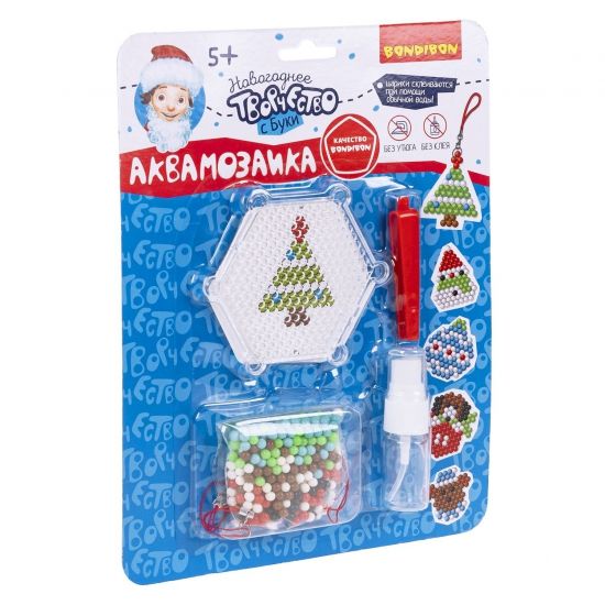 Новогодняя аквамозаика с Буки Bondibon - BONDIBON