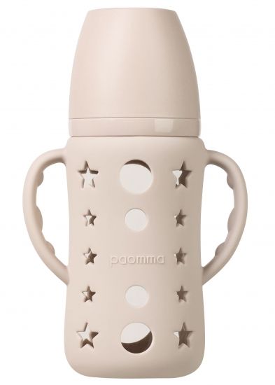 Силиконовый чехол для бутылочки, Almond milk, 240 мл
