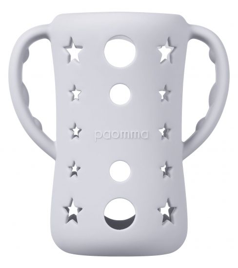 Силиконовый чехол для бутылочки, Light grey, 240 мл
