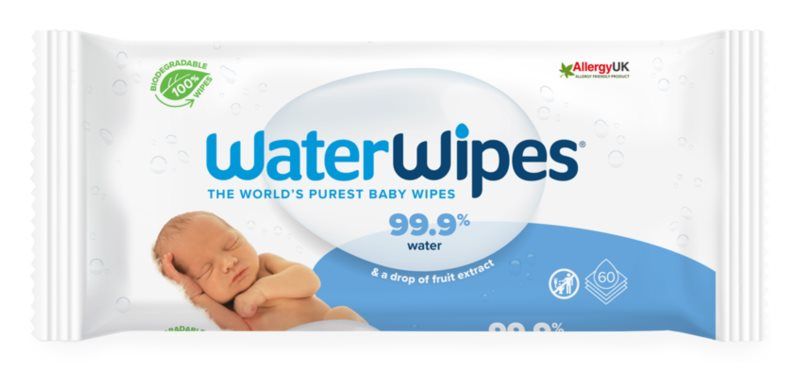 Waterwipes салфетки влажные детские WaterWipes® Original 60 листов - WATERWIPES