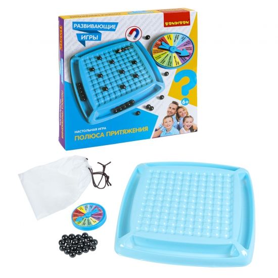 Развивающая настольная игра "ПОЛЮСА ПРИТЯЖЕНИЯ" Bondibon - BONDIBON
