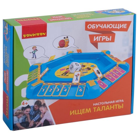 Обучающая настольная игра "ИЩЕМ ТАЛАНТЫ" Bondibon - BONDIBON