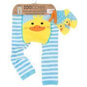 Набор легинсов с носками для малышей Zoocchini Утёнок Паддлз (6-12 м) - Zoocchini