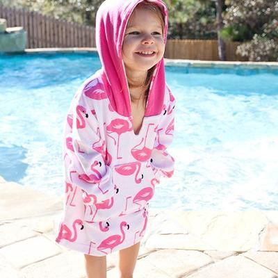 Накидка для детей Zoocchini Фламинго Фрэнни (12-24 м) - Zoocchini