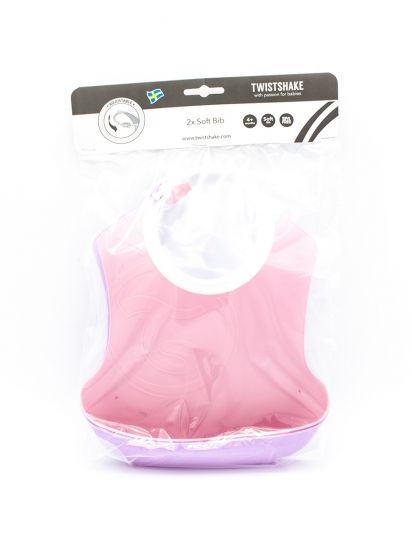 Детский нагрудник Twistshake (Bib) в наборе из 2 шт - Twistshake