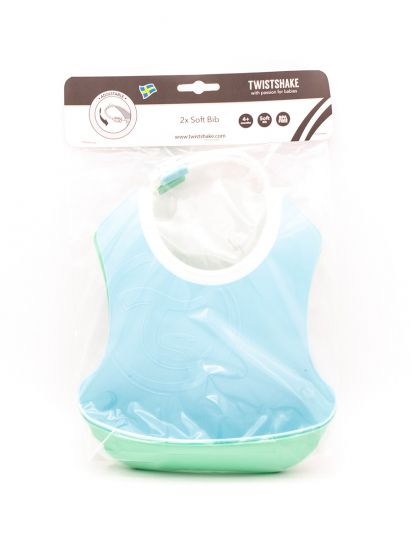 Детский нагрудник Twistshake (Bib) в наборе из 2 шт - Twistshake